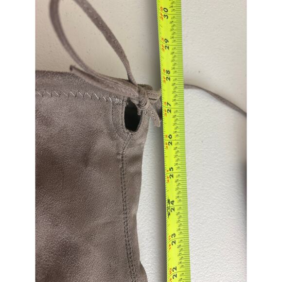 Steve Madden Gorgeous Taupe Over The Knee Sock Boots Size 10 - Picture 5 of 7